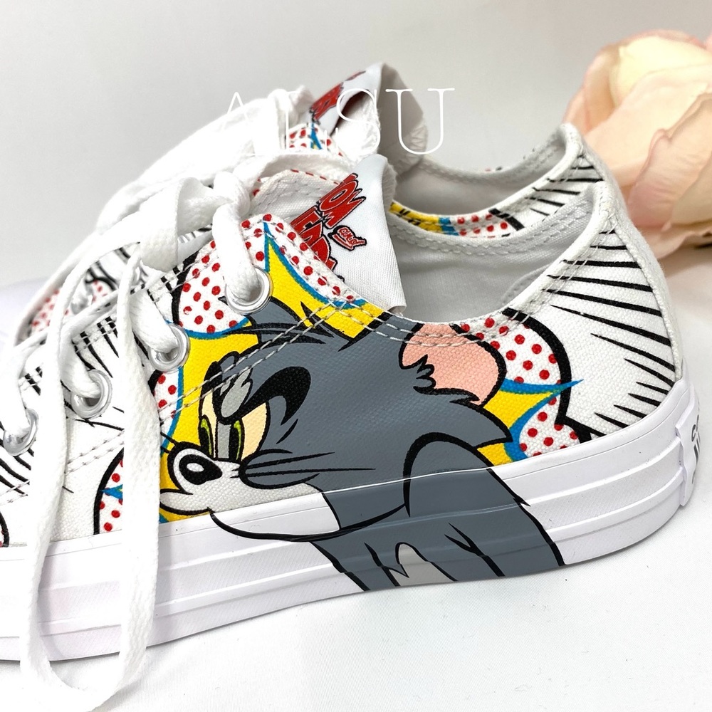 Converse Tom & Jerry AdVulc Ctas Low Canvas White - Picture 5 of 9